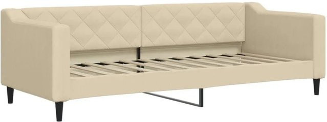 vidaXL Tagesbett in Creme mit Polsterung und Schlaffunktion, B/T/H: 200 x 90 x 67 cm - Bild 1