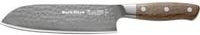 DICK DarkNitro Santoku Messer in Anthrazit und Grau mit Holzgriff, Klingenlänge: 18 cm - Bild 1