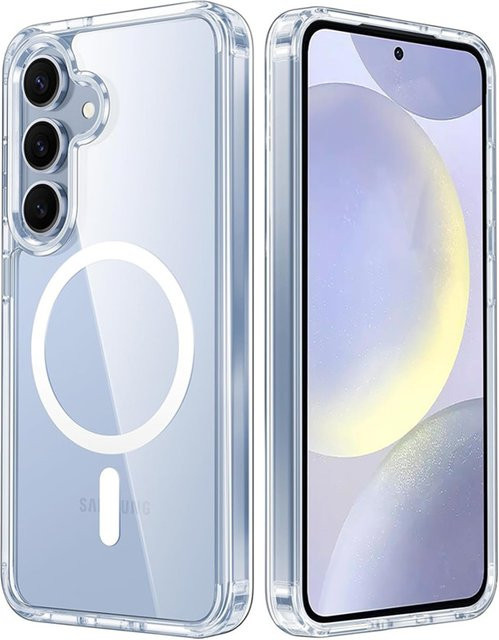 Transparente MagSafe-kompatible Kristall-Schutzhülle für Samsung Galaxy S25 S24 S23 S22 Ultra und FE Modelle, stoßfeste Magnet-Hülle - Bild 1