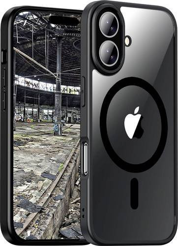 JT Berlin BackCase Pankow Hybrid Backcover für Apple iPhone 16 Plus, Schwarz/Transparent, MagSafe kompatibel - Bild 1