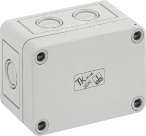Spelsberg Leergehäuse TK PC 97-6-m Verteilerdose aus Polycarbonat in Grau, B/T/H: 9,4 x 6,5 x 5,7 cm - Bild 1
