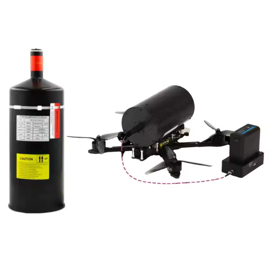 XINGKAITECH Glasfaser-Reisemaschine für FPV-Drohnen und UAV-Steuerung, schwarzes 0,27 mm Glasfaserkabel mit großer Reichweite - Bild 4