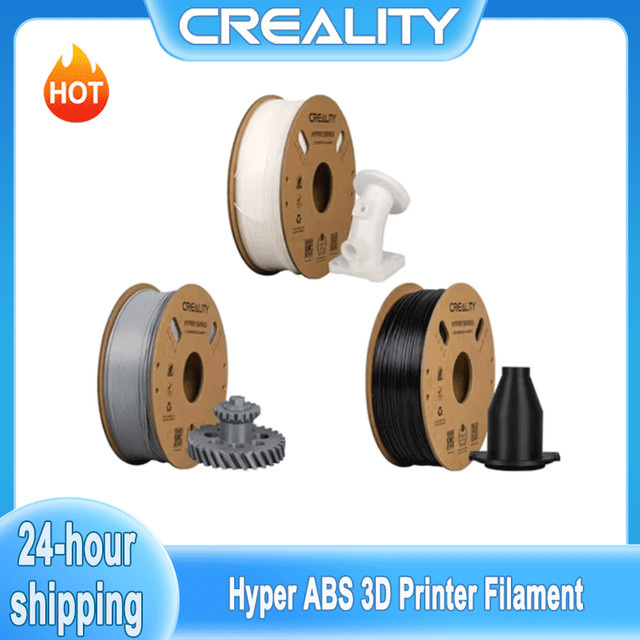 Creality Hyper ABS Filament 1,75mm Weiß für Hochgeschwindigkeits-FDM-3D-Drucker, 1kg Spule - Bild 1