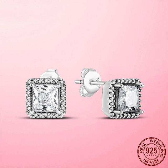 Ohrringe 925 Silber, Zirkonia, Damen - Bild 1