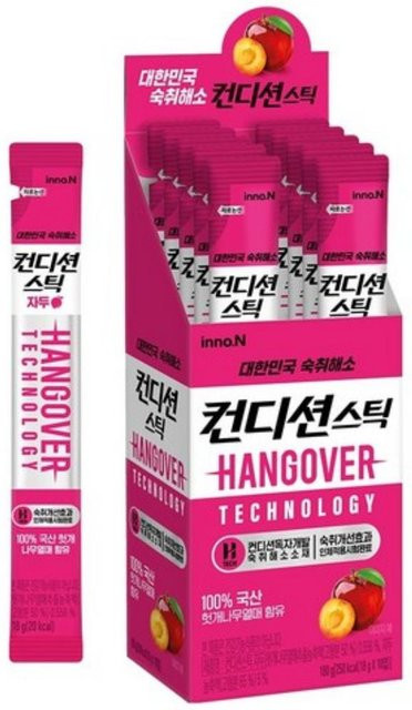 Olive Young Koreanische Condition Trinkpflege Wellness Gelee-Sticks Plum 10 x 25 g - Bild 1