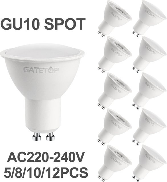 Dimmbare GU10 LED-Strahler 220V als Ersatz für 50W Halogenlampen in verschiedenen Farbtemperaturen - Bild 1