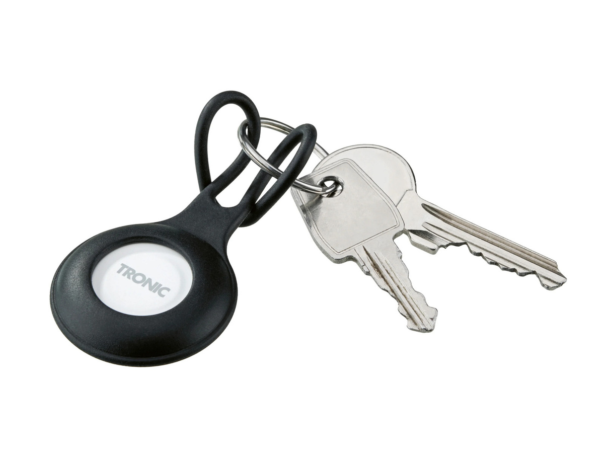 TRONIC Smart Tag Finder Bluetooth Tracker in Schwarz mit IPX5 Wasserschutz - Bild 2