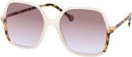 Carolina Herrera HER 0244/S Sonnenbrille, Quadratisch, Vollrand, Beige, Damen - Bild 1