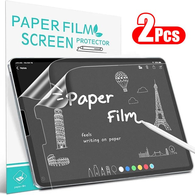 2er-Pack Papier-Displayfolie für Xiaomi Pad 6S Pro 11 Zoll und Redmi Pad Pro 2024/2023 SE, transparent - Bild 1