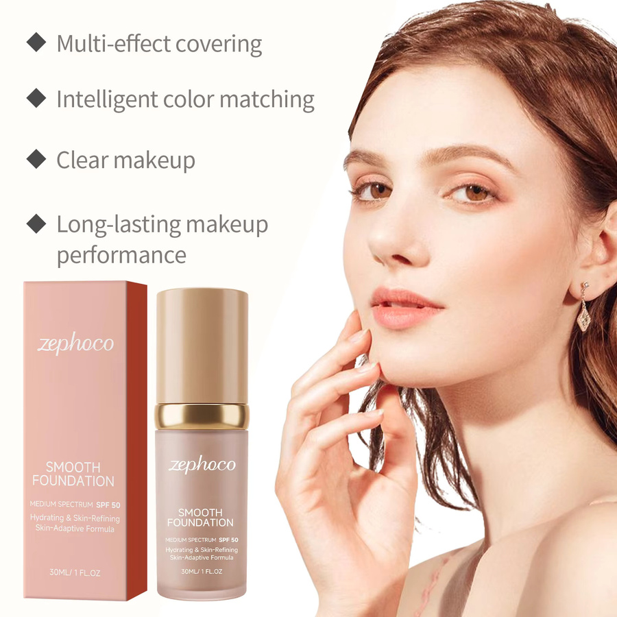 zephoco Foundation Liquid, LSF 50, Matt - Bild 4