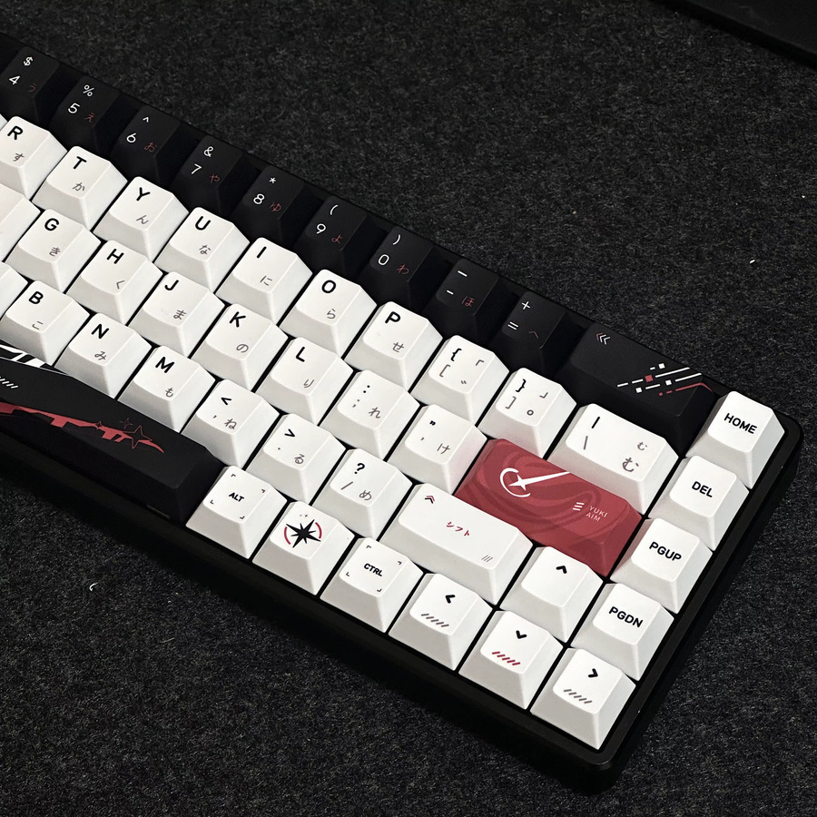 Venit Keys Yuki Aim Anime Tastenkappen aus PBT im Dye-Sub-Verfahren für mechanische Tastaturen wie Mad68 und 60% Layout - Bild 4