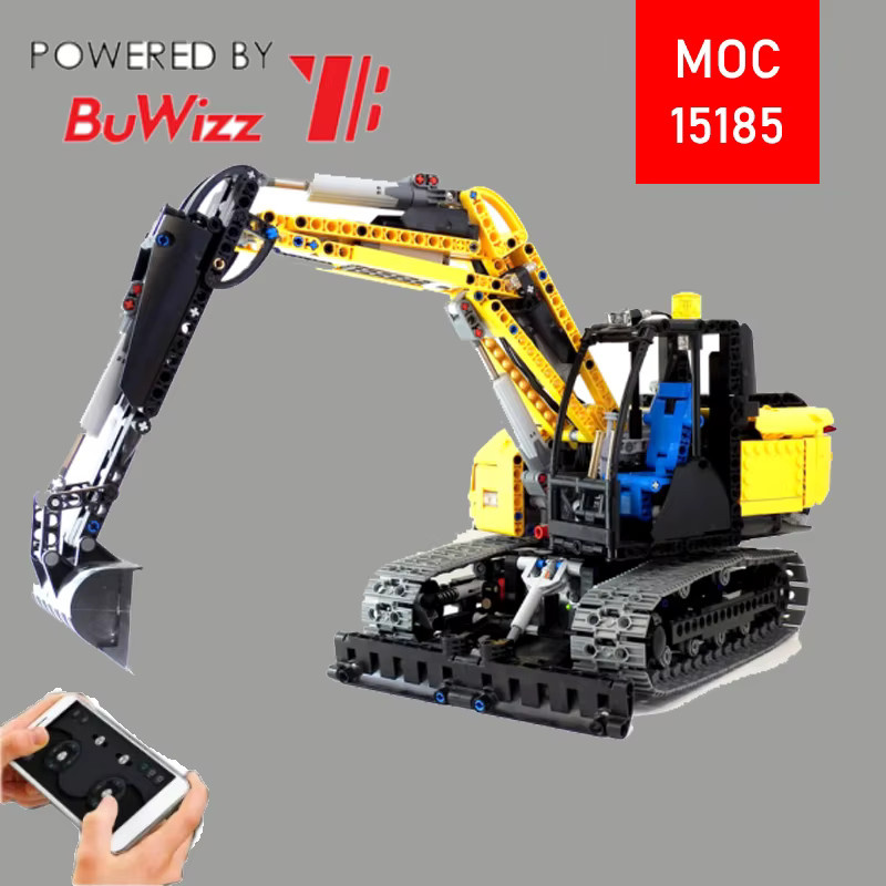 MOC Kettenbagger-Bausteinmodell, Lernspielzeug, ab 14 Jahren - Bild 3