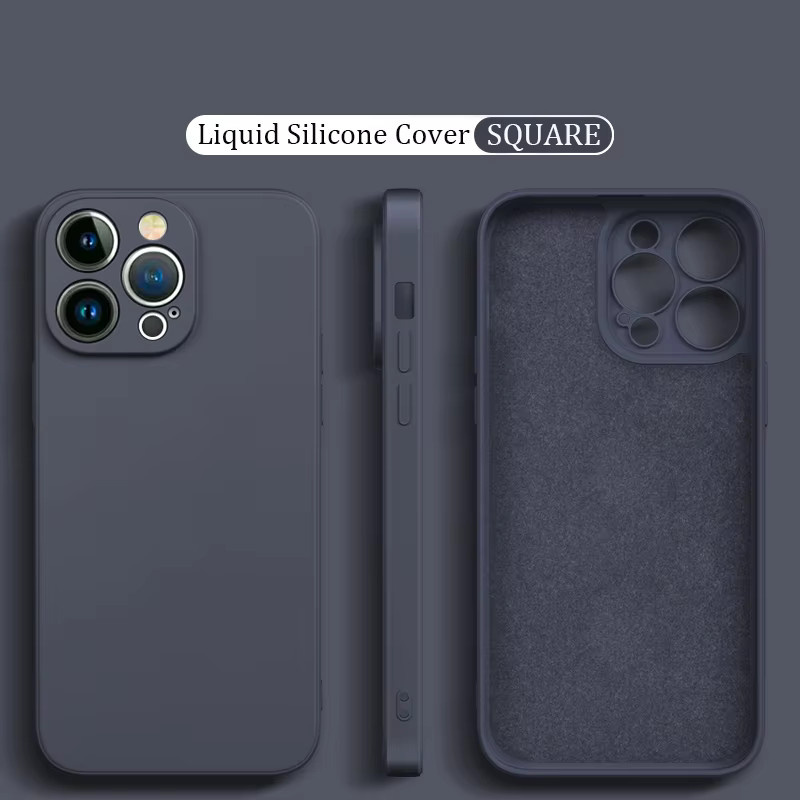 Fashion Square Silikon Schutzhülle für OPPO Find X3 Lite X5 X6 Pro und Realme GT 3 in Grün - Bild 2