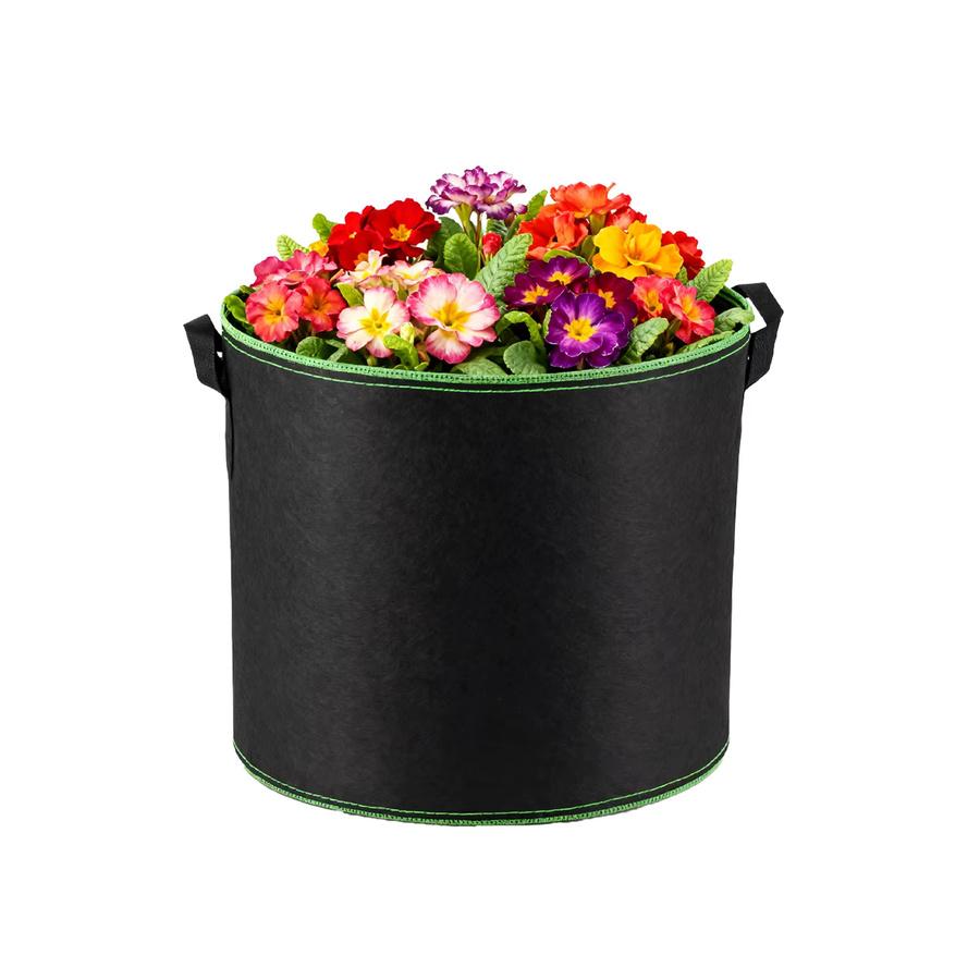 Hochleistungs-Pflanzsäcke aus Vliesstoff in Schwarz für Tomaten, Kartoffeln und Gemüse mit Griffen - Bild 6