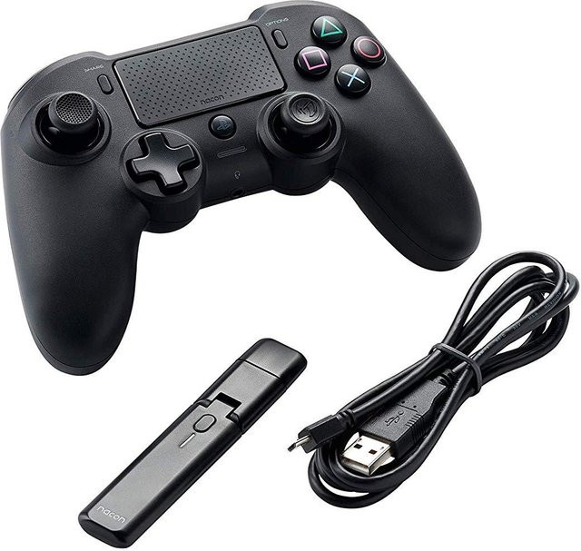 Sony PlayStation Wireless Controller für PS4 in Schwarz mit Bluetooth und 3,5 mm Klinkenanschluss - Bild 1