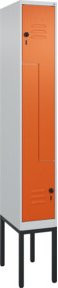 C+P Z-Spind Classic PLUS Gestell mit 2 Fächern und Sicherheits-Drehriegel, Stahl, B/T/H: 30 x 50 x 212 cm - Bild 1