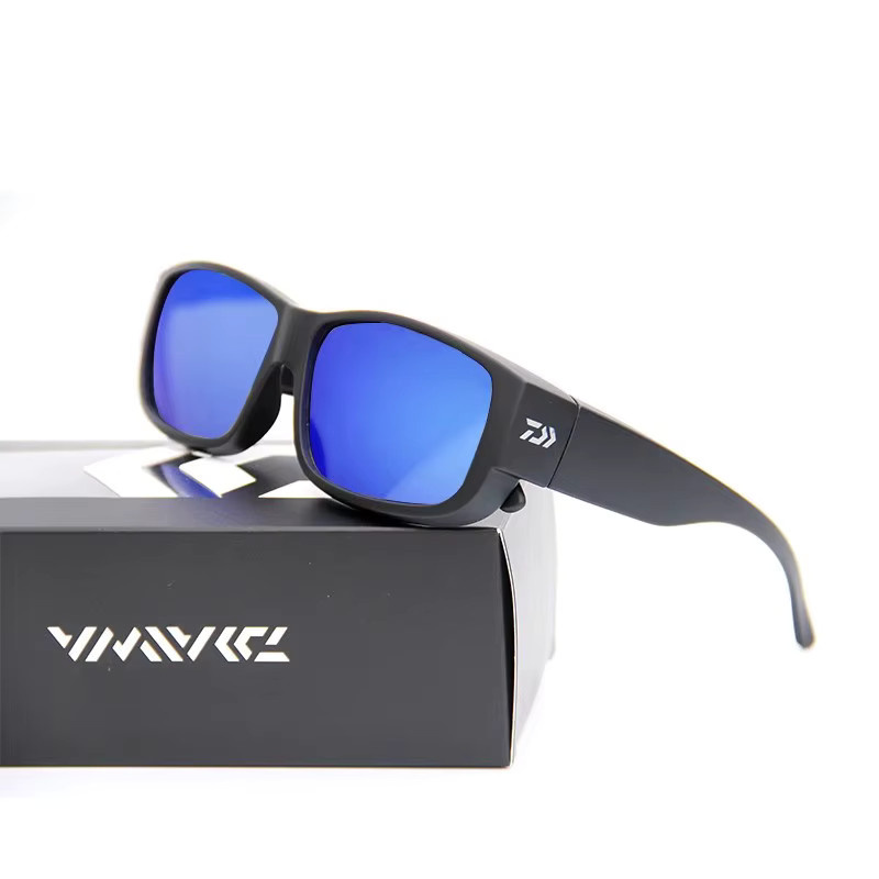 DAIWA Polarisierte Sonnenbrille, Vollrand, Kunststoff, grau, schwarz - Bild 2
