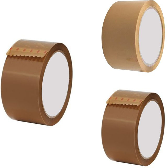 Selbstklebendes Kraftpapierband in Braun, recycelbares und umweltfreundliches Verpackungsband zum Versiegeln von Paketen - Bild 1