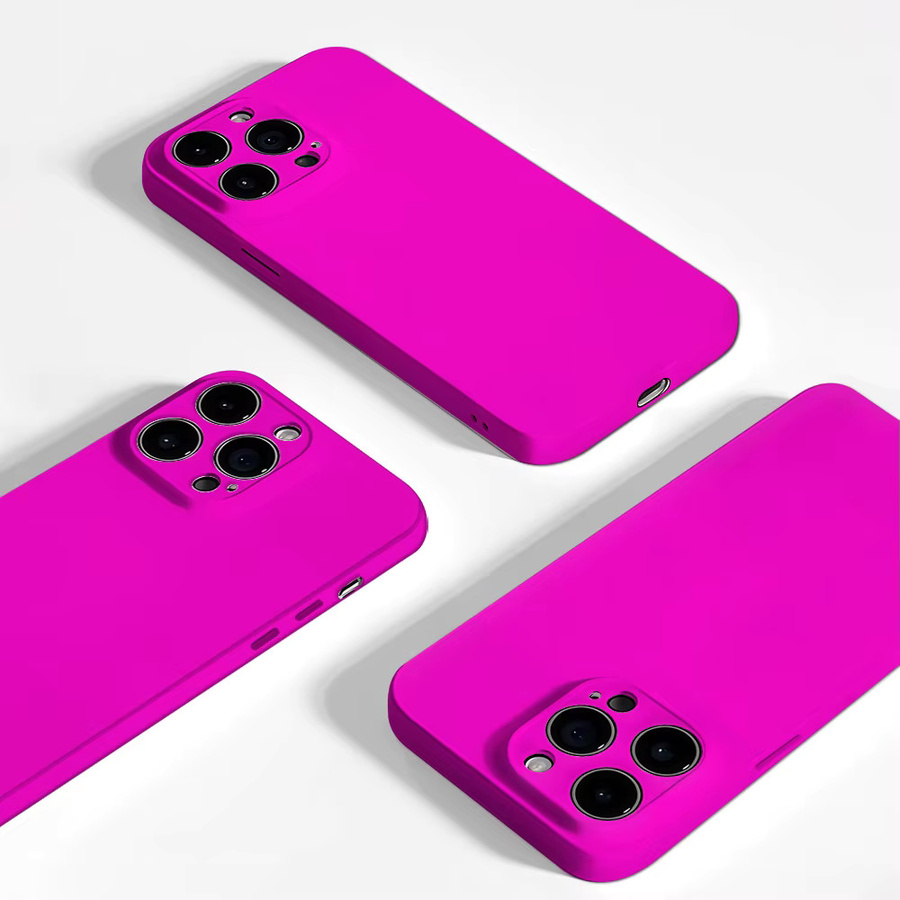 Aurea Case Matte Bumper MagSafe kompatible Schutzhülle für iPhone in Hot Pink - Bild 3