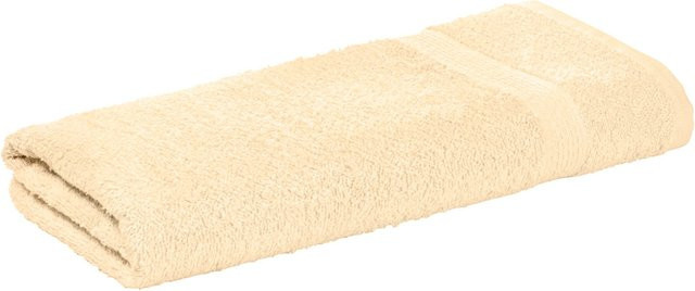 PULSIVA Duschtuch Mars aus Baumwolle, Gelb, Breite: 70 cm, Länge: 140 cm - Bild 1