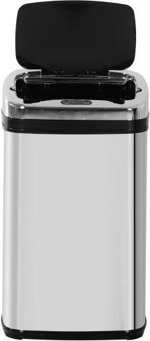 HOMCOM Automatischer Mülleimer 30L mit Infrarotsensor aus Edelstahl in Silber - Bild 1