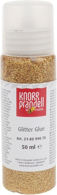 Glitter Glue in Gold und Regenbogen für kreative Bastelprojekte - Bild 1