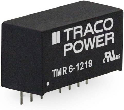 TracoPower TMR 6-1210 DC/DC-Wandler Print 12 V/DC 3.3 V/DC 1.3A 6W Schwarz - Bild 1