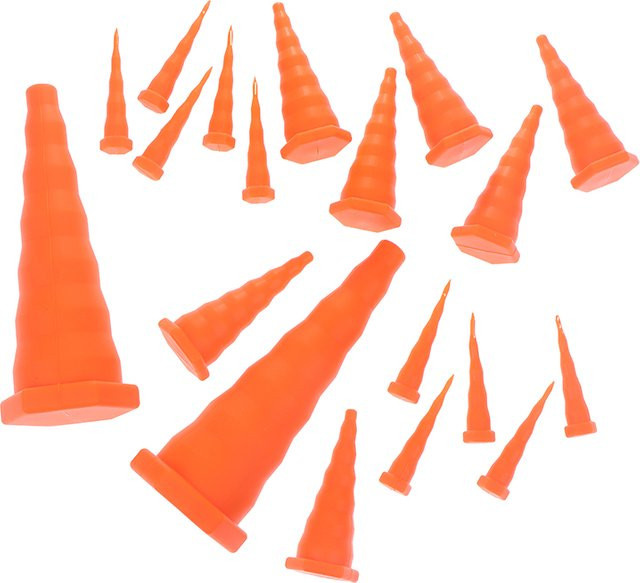ESHYLALA Hydrauliköl-Gummistopfen Set in Orange für industrielle Gelenke und schwere Geräte - Bild 1