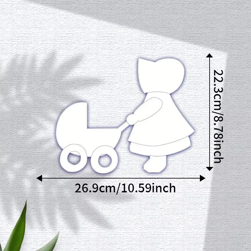 YOMDID 8 Stück transparente PET-Handwerks-Schablonen für Nähen, Quilten und Patchwork - Bild 1