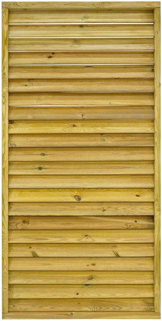 GartenLand Jalousie Rahmenzaun LINZ aus Fichte in Grün, B/H: 90 x 180 cm - Bild 1