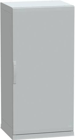 Schneider Electric Polyestergehäuse PLAZ Bodenstehend mit Sockel, unten offen, Grau, B/T/H: 150 x 75 x 62 cm, IP54 - Bild 1