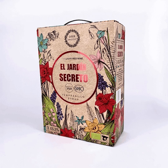 Bodegas Gardel, El Jarden Secreto, Tempranillo / Syrah, trocken, Rotwein, 3 l - Bild 1