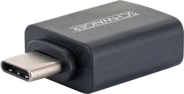 Schwaiger USB 3.1 Adapter von USB-C auf USB-A in Schwarz - Bild 2
