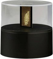Konstsmide LED Flamme Tischdeko in Schwarz aus Kunststoff B/T/H: 10 x 10 x 10 cm - Bild 1