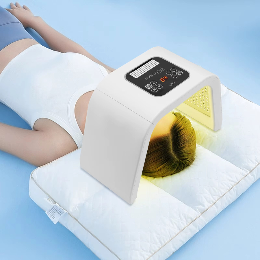 Bymaocar Lichttherapie-Gesichtsmaske, 7-Farben-Photon-LED, Unisex - Bild 1