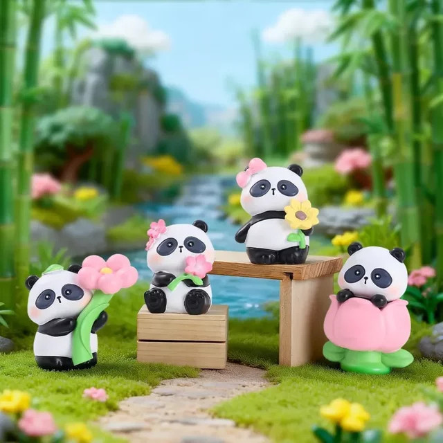 52TOYS Cartoon-Blumen-Rhyme Panda, Blindbox, Panda-Modell Mystery Box - Bild 1