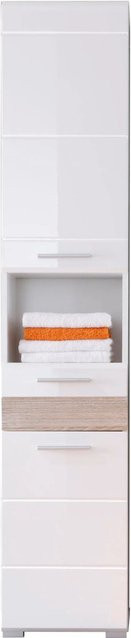 Trendteam Bad-Hochschrank MezzoBad Weiß Breite: 37 cm - Bild 1