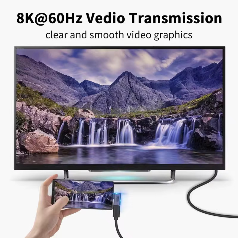 NNBILI USB4.0 Typ C auf Typ C Adapter mit 90-Grad-Winkel, 40 Gbit/s Datenübertragung und 100 W Schnellladefunktion, unterstützt 8K60Hz für MacBook und andere Geräte - Bild 5