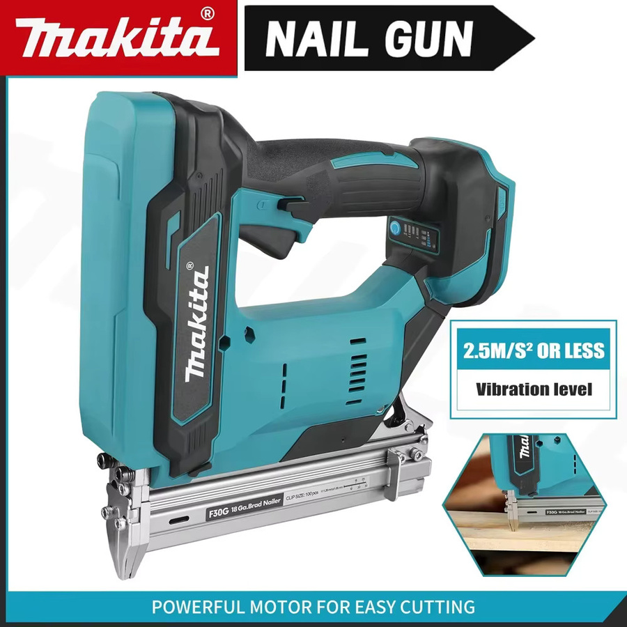 Makita 2-in-1 Akku Elektrowerkzeug: Bürstenloser Elektro-Nagler und Heftgerät für 18V Akkus mit 30mm Nagelung - Bild 3