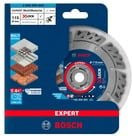 Bosch EXPERT MultiMaterial X-LOCK Diamanttrennscheibe für Stein, Beton und Ziegel, Durchmesser: 115 mm, Bohrungs-Ø: 22,23 mm - Bild 2