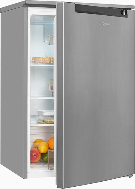 Exquisit KS15-V-040D Vollraumkühlschrank in Silver, B/T/H: 57,5 x 60,2 x 123,0 cm - Bild 1