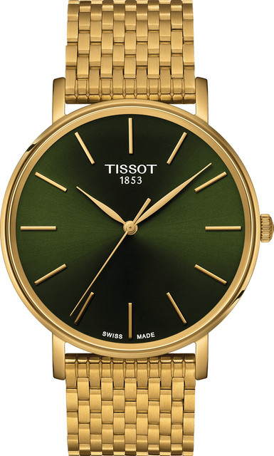 Tissot Armbanduhr, Quarz, Edelstahl, Grün, 40 mm, Herren - Bild 1