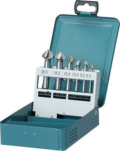 Makita Senker-Set D-42204 aus HSS mit Zylinderschaft, 6-teilig - Bild 1