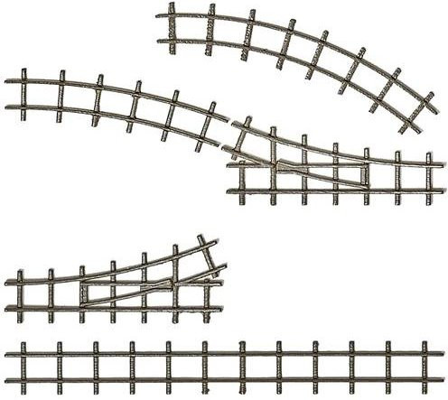 Busch 8079 N Feldbahngleis, 1:160 (Spur N)