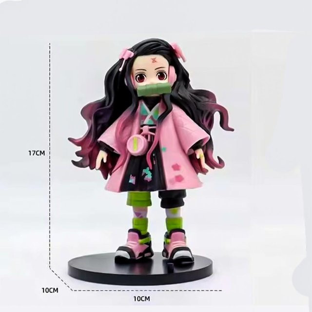 Fashnics Demon Slayer Kamado Tanjirou Nezuko Actionfigur PVC ab 3-6 Jahren - Bild 1