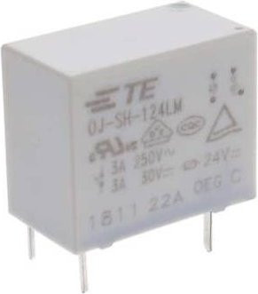 TE Connectivity OJ-SH-124LM X000 Printrelais in Weiß - Bild 1