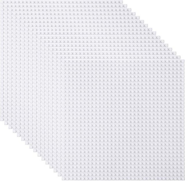 Wucifang Bags Bausteinplatten, 16-teiliges Set, Weiß, ab 6 Jahren - Bild 1