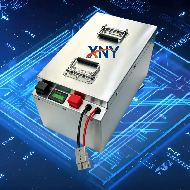 DIXSG 72V LiFePO4 Lithium-Batterie mit Bluetooth in Silber für Roller, Motorrad, Dreirad und Elektro-Fahrzeuge - Bild 3