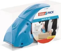 tesapack Packbandabroller Pack n Go blau inklusive Klebefilmrolle 50m x 50mm - Bild 2