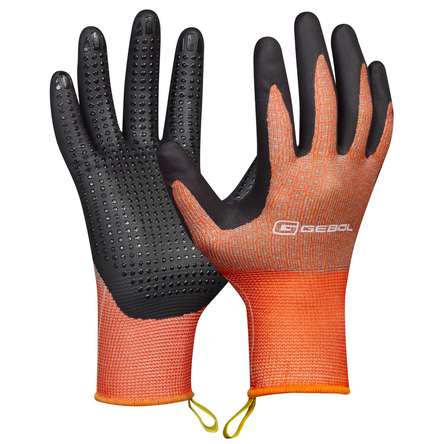 Gebol Handschuh Clivia in Orange, Größe 5 - Bild 2